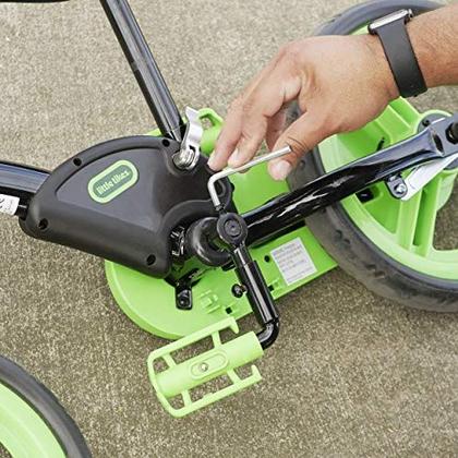 Imagem de Bicicleta de treinamento Little Tikes My First Balance-to-Pedal para crianças em verde, idades de 2 a 5 anos, 12 polegadas, 649615C