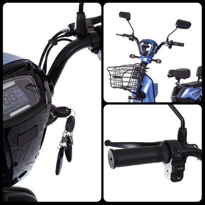 Imagem de Bicicleta Elétrica 500W Scooter Sem Emplacamento Basket WeHawk