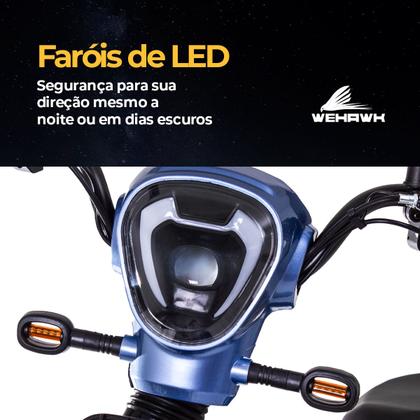 Imagem de Bicicleta Elétrica 500W Scooter Sem Emplacamento Basket WeHawk