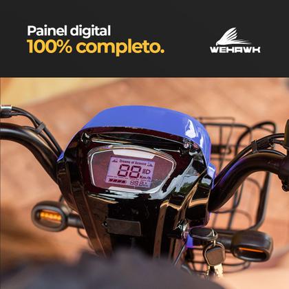Imagem de Bicicleta Elétrica 500W Scooter Sem Emplacamento Basket WeHawk