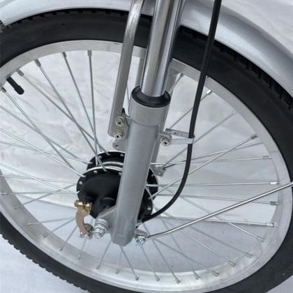 Imagem de Bicicleta Elétrica E-Maxx Duos 800W Entrada USB Alarme e Seta cor Cereja