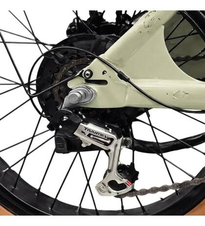 Imagem de Bicicleta Elétrica Galaxy 7v 750W Bateria Litio 48v Display LCD Cambio Shimano LED USB