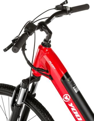 Imagem de Bicicleta Elétrica Oggi Yoo 26 Fleek Tourney 7v Cor:Vermelho