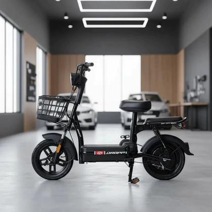 Imagem de Bicicleta Elétrica Scooter 48v Autonomia 40km Alta Mobilidade Urbana 500w Autopropelido -