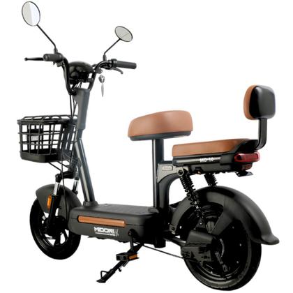 Imagem de Bicicleta Elétrica Scooter Autopropelida com Alarme 500W 48V MD-10 Preta Midori
