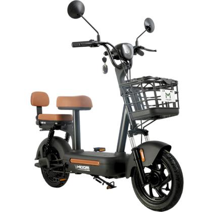 Imagem de Bicicleta Elétrica Scooter Autopropelida com Alarme 500W 48V MD-10 Preta Midori