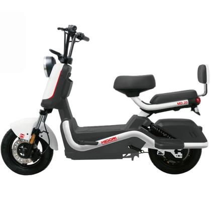 Imagem de Bicicleta Elétrica Scooter Autopropelida Freio a Disco 650W 48V MD-20 Branca Midori