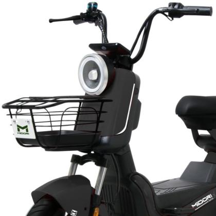 Imagem de Bicicleta Elétrica Scooter Autopropelida Freio a Disco 650W 48V MD-20 Preta Midori