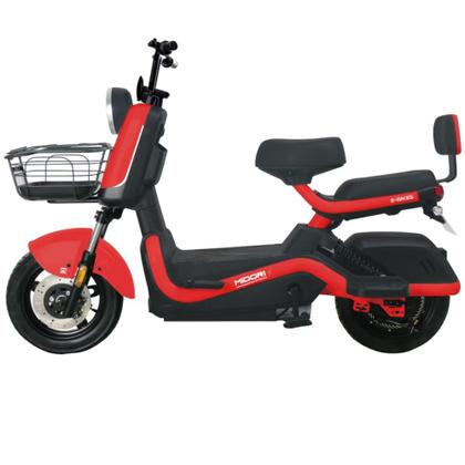 Imagem de Bicicleta Elétrica Scooter Autopropelida Freio a Disco 650W 48V MD-20 Vermelha Midori