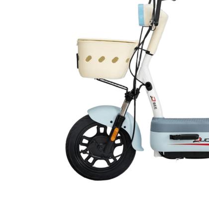 Imagem de Bicicleta Elétrica Scooter com Alarme 500W 48V Bee Azul Duos