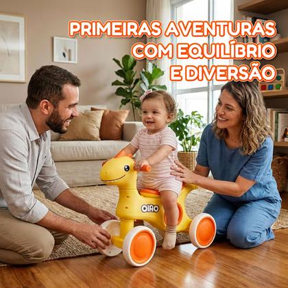Imagem de Bicicleta Equilíbrio Sem Pedal Infantil Dino Led Música Bebê