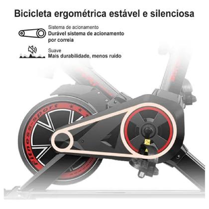 Imagem de Bicicleta Ergométrica Fitness Spinning Semi Profissional