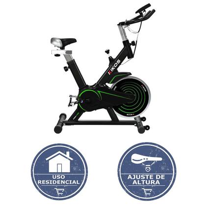 Imagem de Bicicleta Ergométrica Para Spinning MAX-KS5 Roda de Inércia 10 kg Kikos