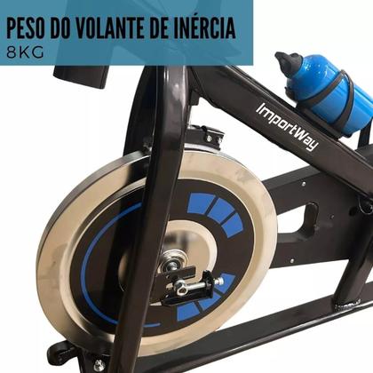 Imagem de Bicicleta Ergométrica Profissional Spining 8Kg Iwbes8 Treino