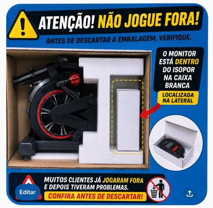 Imagem de Bicicleta Ergometrica Profissional Spinning Fitness Academia