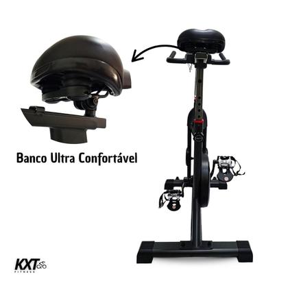 Imagem de Bicicleta ergométrica speed Spinning profissional inércia 12kg Kxt Fitness