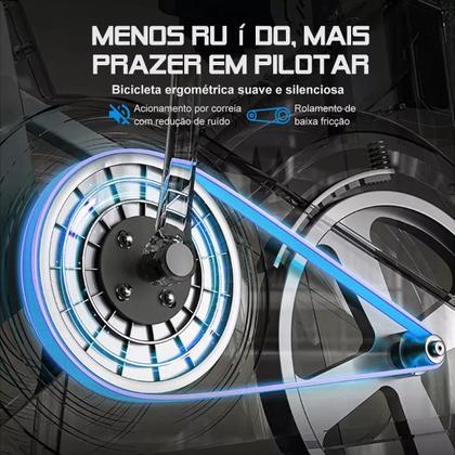 Imagem de Bicicleta Ergométrica Spinning 15Kg Profissional 150Kg 1.80M