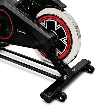 Imagem de Bicicleta Ergométrica Spinning 4kg Mile Fitness Painel Digital 7 Níveis Resistência Suporte Celular