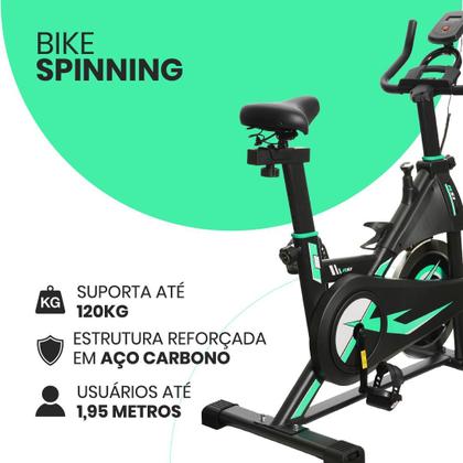 Imagem de Bicicleta Ergométrica Spinning Inércia De 20kg Mopower Rsi
