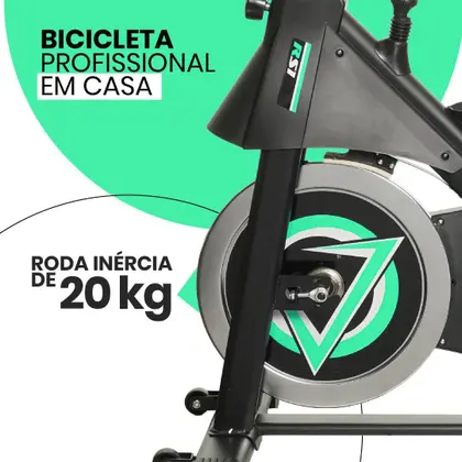 Imagem de Bicicleta Ergométrica Spinning Inércia De 20kg Mopower Rsi