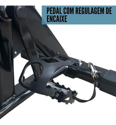 Imagem de Bicicleta Ergométrica Spinning Profissional Mecânica 13 Kg Suporta 120 Kg Importway Iwbes-13 Cor Azul