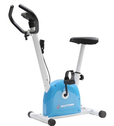 Imagem de Bicicleta Ergométrica Vertical Fit 3.0 Pro Mile Fitness Azul Exercício em Casa Monitor de Desempenho Silenciosa Confortável Suporta até 120 kg