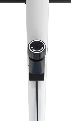 Imagem de Bicicleta Ergométrica Vertical Fit 3.0 Pro Mile Fitness Azul Exercício em Casa Monitor de Desempenho Silenciosa Confortável Suporta até 120 kg