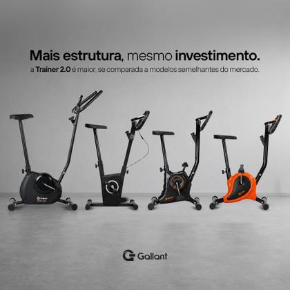 Imagem de Bicicleta Ergométrica Vertical Gallant Trainer 2.0