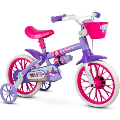 Imagem de Bicicleta Feminina Aro 12 Marca Nathor Modelo Violet C/Cesta