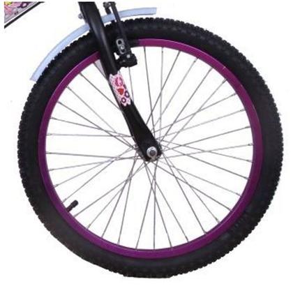 Imagem de Bicicleta Feminina Aro 20 Fashion High com Cestinha Preta