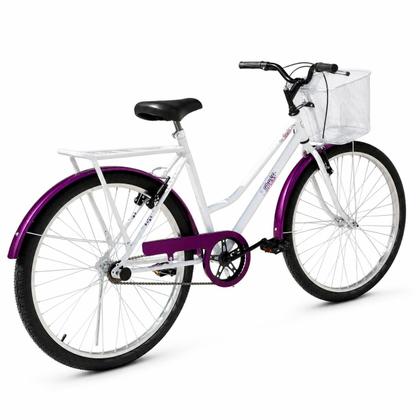 Imagem de Bicicleta Feminina Aro 26 Poty Com Cestinha