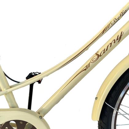 Imagem de Bicicleta Feminina Aro 26 Urbana Cestinha Freios V Brake Revisada e Lubrificada