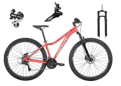 Imagem de Bicicleta Feminina Aro 29 Absolute Mia 3 24v Câmbio Shimano Acera K7 Garfo Trava Freio a Disco - Rosa