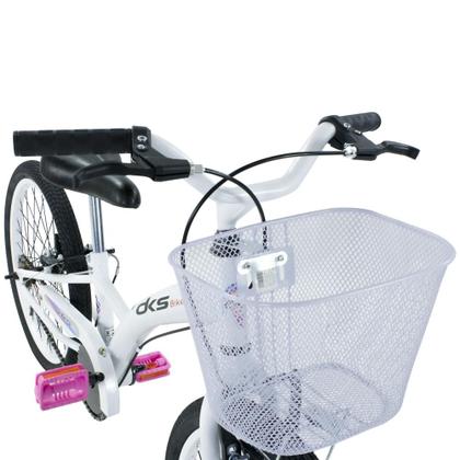 Imagem de Bicicleta Feminina Infantil Aro 20 Bike Dks Com Cestinha