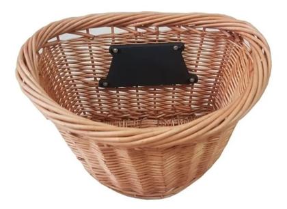 Imagem de Bicicleta feminina retrô aro 26 vime bagageiro sem marchas
