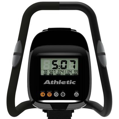Imagem de Bicicleta Horizontal Profissional Athletic 1600BH Suporta 150kg 8 níveis Disco de inércia 7kg para pedalada suave