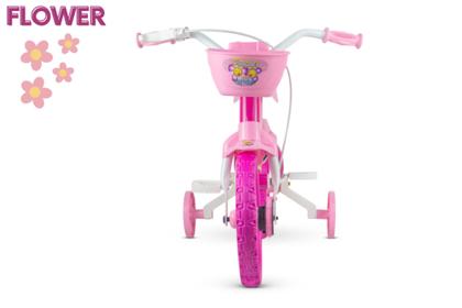 Imagem de Bicicleta Infantil Aro 12 Nathor Flower (SKU: 35_38) Rosa com Rodinhas 