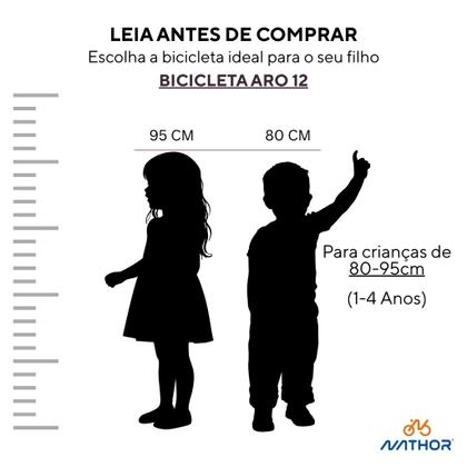 Imagem de Bicicleta Infantil Aro 12 Nathor Homem Aranha Menino 1 a 4 Anos