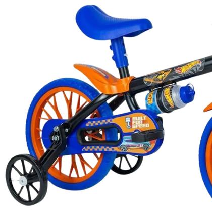 Imagem de Bicicleta Infantil Aro 12 Nathor Hot Wheels Menino 1 a 4 Anos