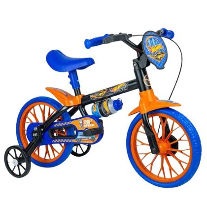 Imagem de Bicicleta Infantil Aro 12 Nathor Hot Wheels Menino 1 a 4 Anos