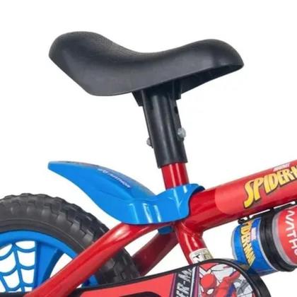 Imagem de Bicicleta Infantil Aro 12 Nathor SpiderMan Rodinhas Freio Tambor HomemAranha