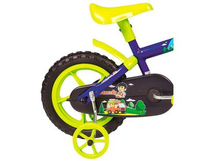 Bicicleta Infantil Aro 12 Verden Jack - Azul e Verde Limão com