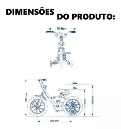 Imagem de Bicicleta Infantil Aro 14 Caloi Cecizinha