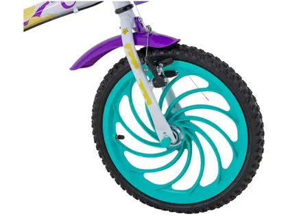Imagem de Bicicleta Infantil Aro 16" Caloi Ceci Branco e Rosa com Cestinha Freio V-Brake