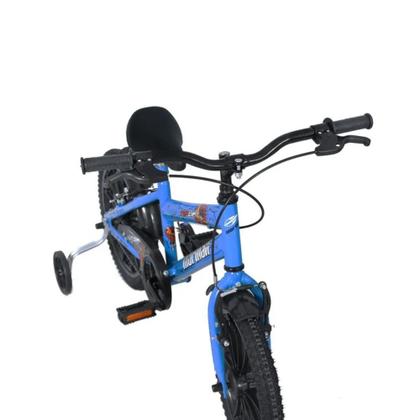 Imagem de Bicicleta Infantil Aro 16 PP Top Lip C23 V-Brake Azul Mormaii