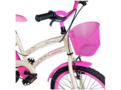 Imagem de Bicicleta Infantil Aro 20" Colli Celina Azul Celeste com Cestinha Freio V-Brake