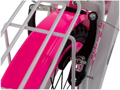 Imagem de Bicicleta Infantil Aro 20" Colli Celina Branco com Cestinha Freio V-Brake