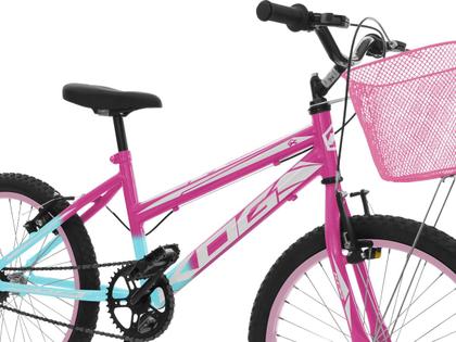 Imagem de Bicicleta Infantil Aro 20 KOG Feminina e Cestinha 