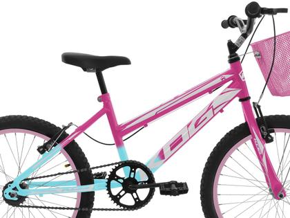 Imagem de Bicicleta Infantil Aro 20 KOG Feminina e Cestinha 