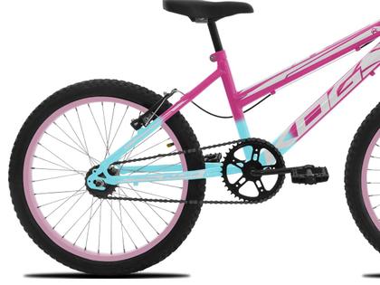 Bicicleta Infantil Aro 20 KOG Feminina e Cestinha Imagem de Bicicleta Infantil Aro 20 KOG Feminina e Cestinha